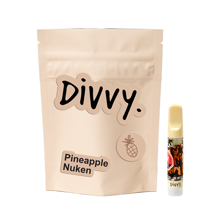 Divvy Pineapple Nuken 510 1g Vape Cartridge
