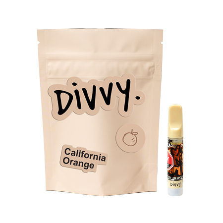 Divvy California Orange 510 1g Vape Cartridge