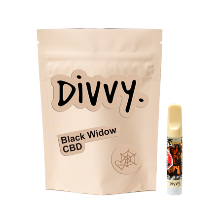 Divvy Black Widow 510 1g Vape Cartridge