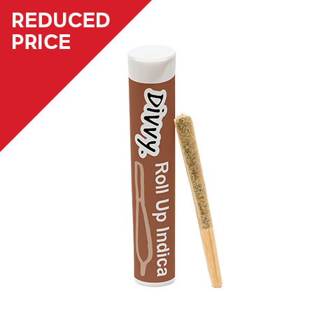 Divvy Roll Up Indica 1 x 0.5g Pre Roll