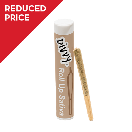 Divvy Roll Up Sativa 1 x 0.5g Pre Roll