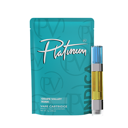 Platinum Vape – Grape Valley Kush 510 Vape Cartridge