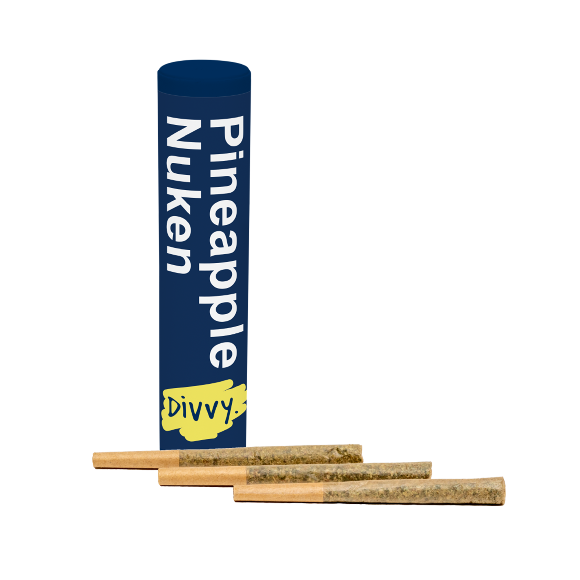 Divvy Pineapple Nuken 3 x 0.5g Pre-Rolls