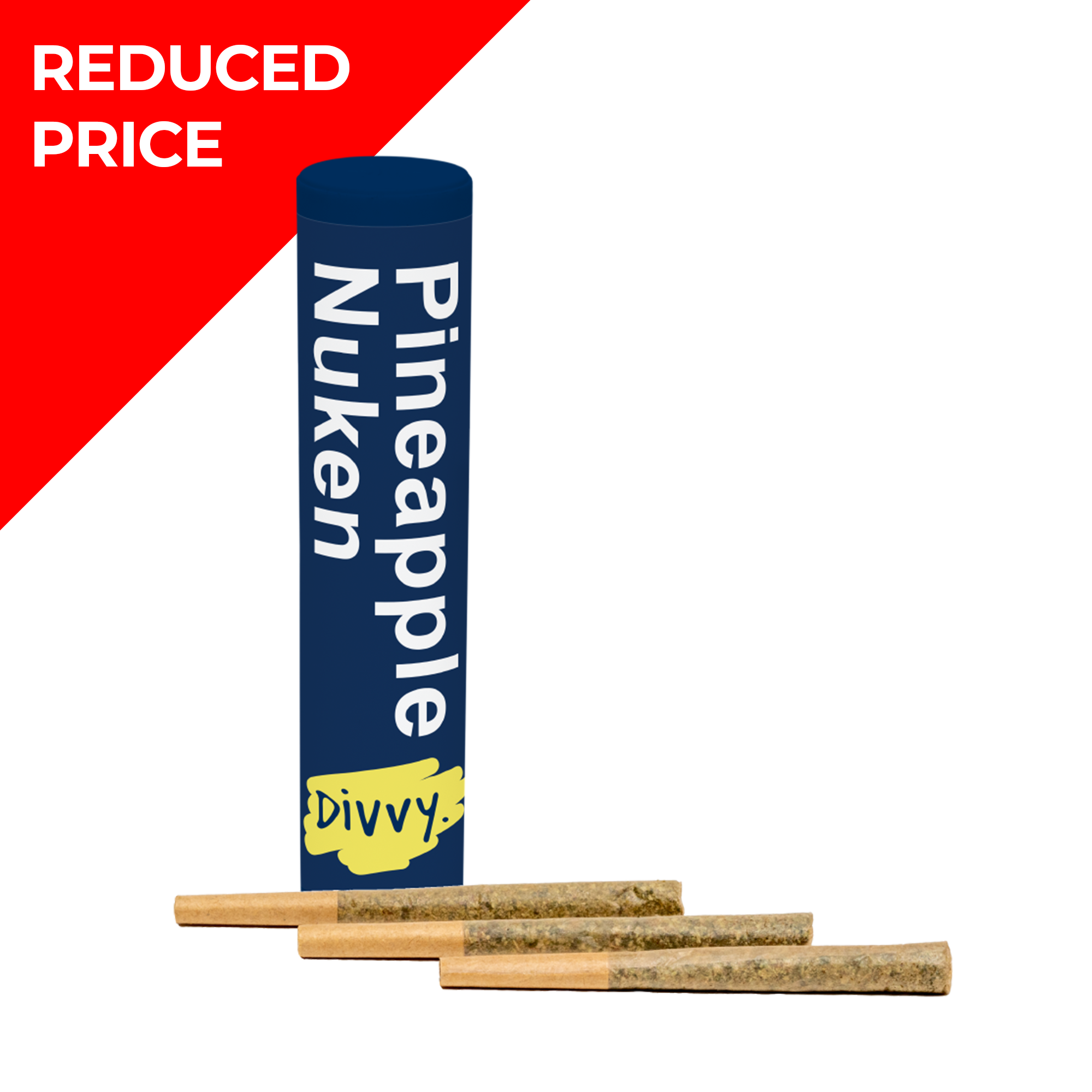 Divvy Pineapple Nuken 3 x 0.5g Pre-Rolls