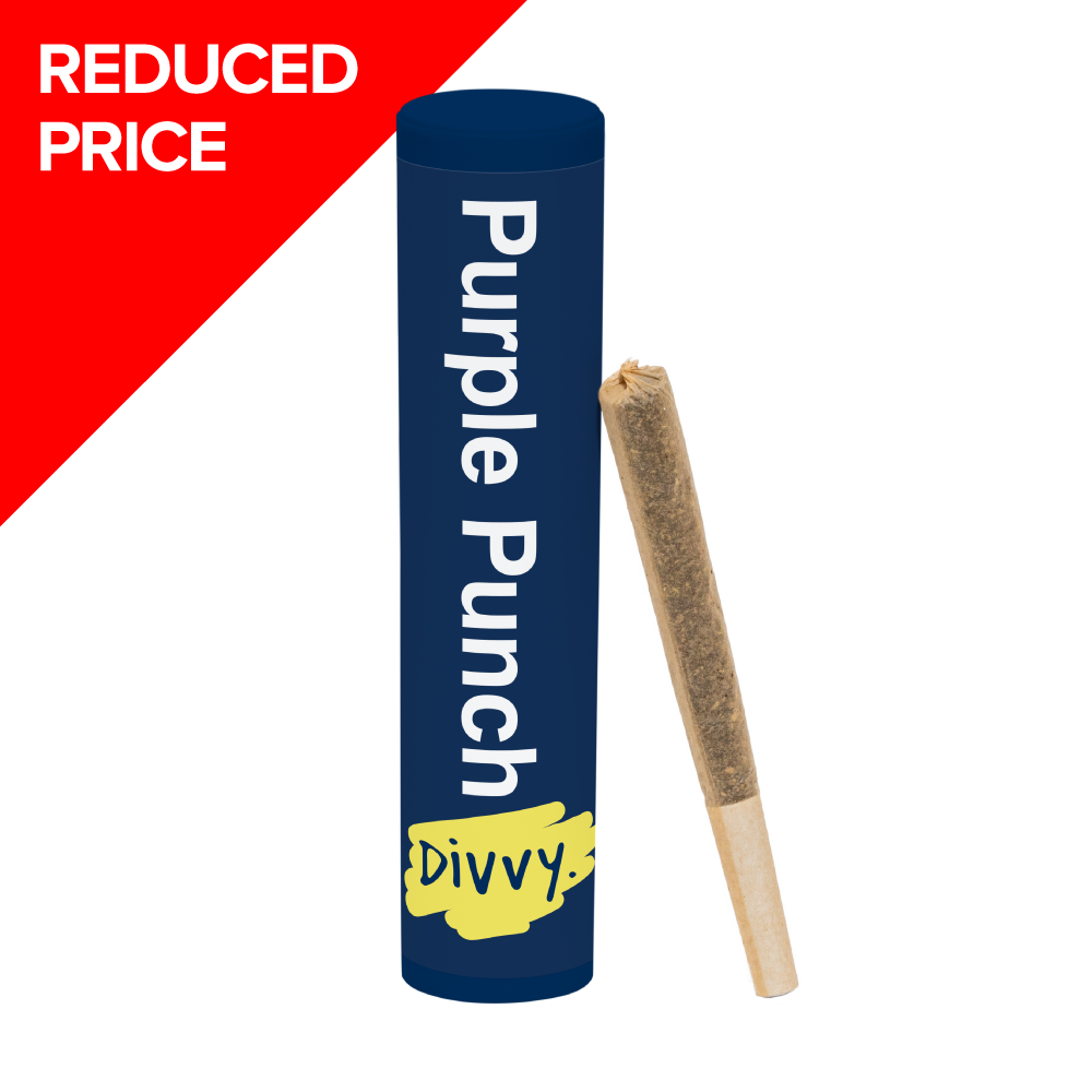 Divvy Purple Punch Infused 1 x 1g Pre-Roll