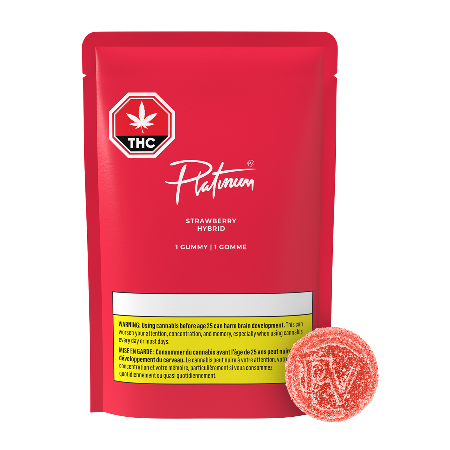 Platinum Strawberry Gummy