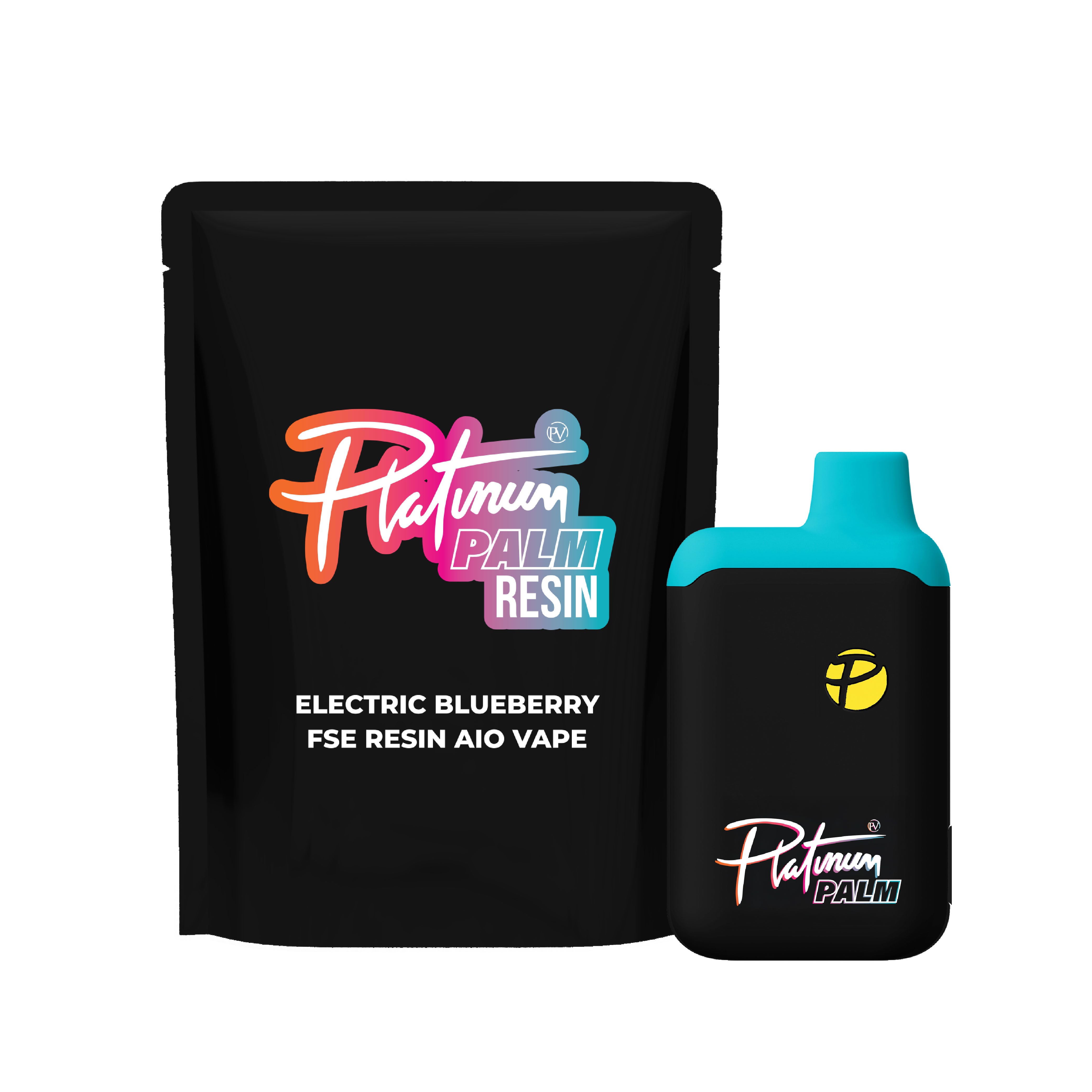 Platinum Vape – Electric Blueberry FSE Resin AIO Vape